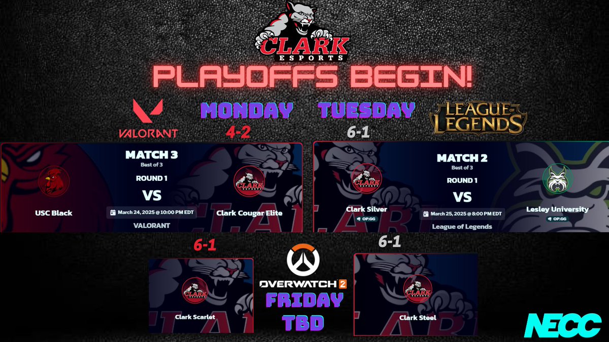 Clark University Esports (@clark_esports) on Twitter photo 