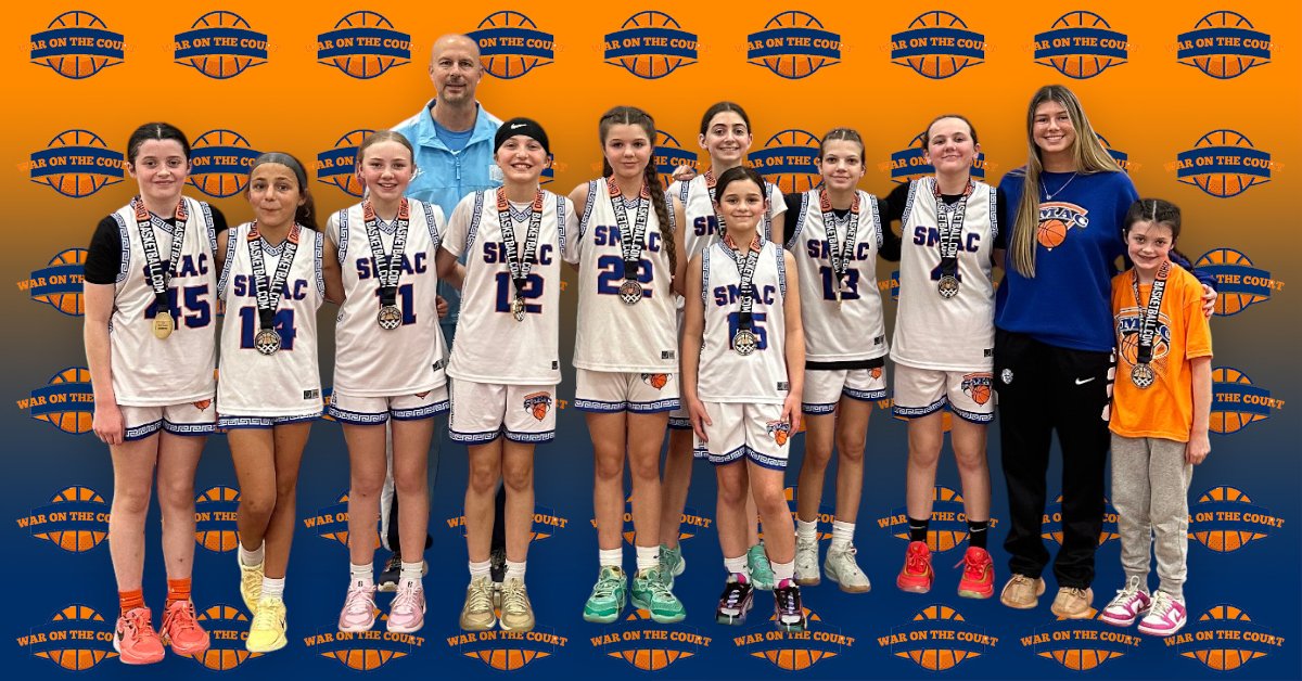 War On The Court, 6th-grade girls gold division champs, SMAC Believe! <a href="/SMACBasketball/">SMAC Basketball</a>