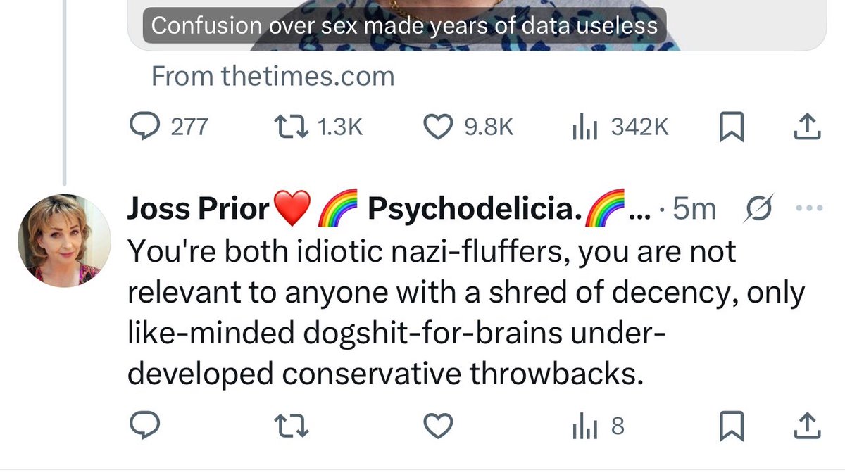 Joss demonstrates the well-reasoned and empathetic attitude that makes his strain of trans activism so very effective. Thanks for playing, Joss.