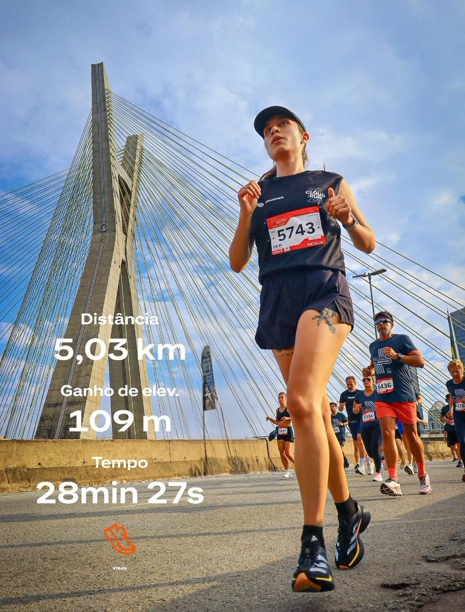 "🏅🔥 Parabéns, Natalia Pernas Longas, pelo incrível 7º lugar na Cloud Run 2025! 🚀💨 Sua velocidade e determinação são inspiradoras! Rumo ao topo! 💪 #CloudRun2025 #NataliaVoadora" @natigpt