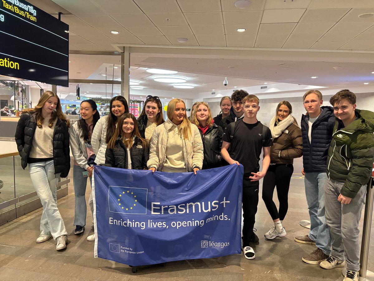We have arrived safely in Sweden 🇸🇪 <a href="/leargas/">Léargas</a> <a href="/tipperaryetb/">Tipperary Education and Training Board</a> #erasmusplus