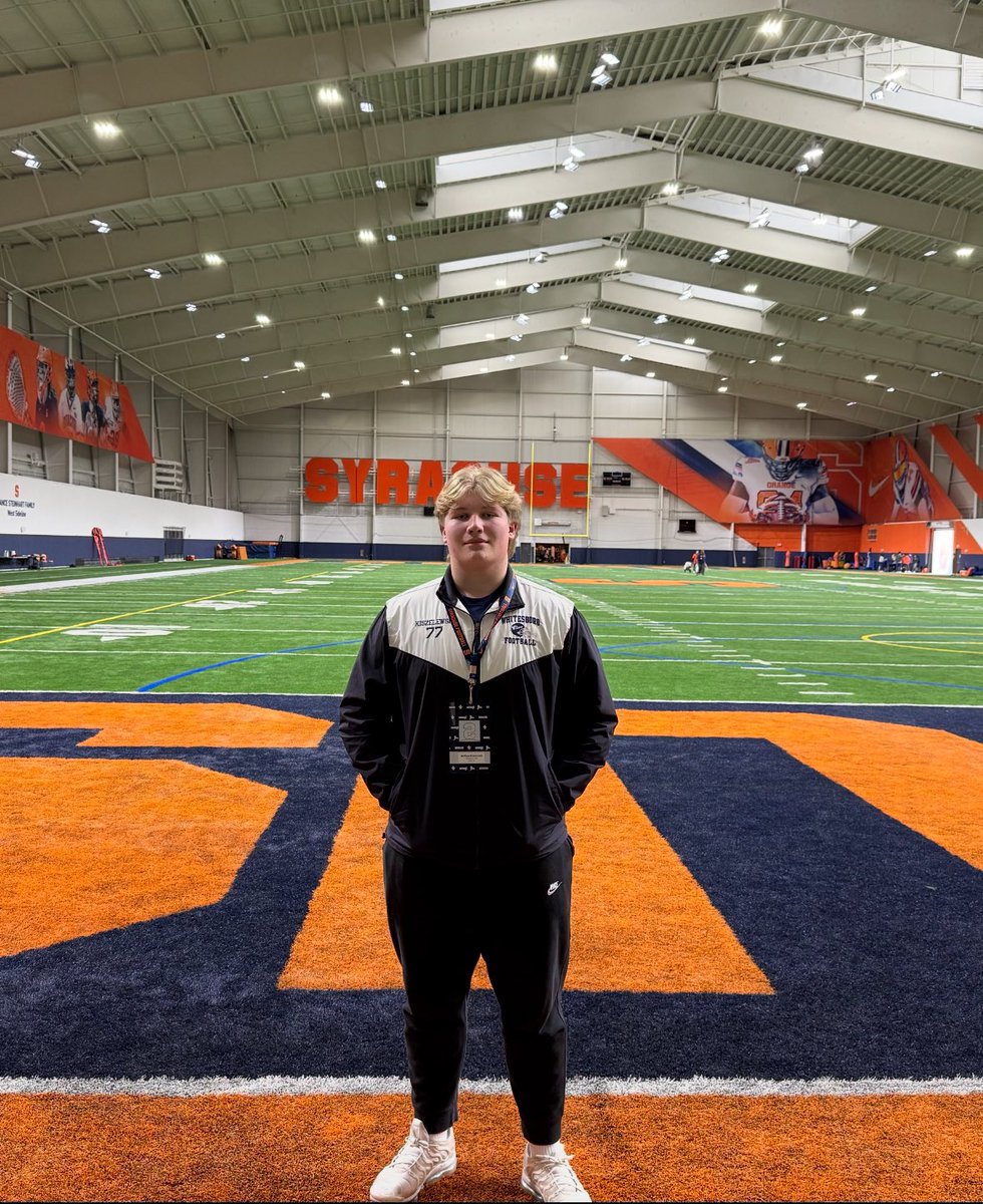 Matthew Kiszelewski (@mattkiszelewski) on Twitter photo I had a great time this weekend <a href="/CuseFootball/">Syracuse Football</a>. Thank you <a href="/allpraisesdue7/">Stack Williams</a> for the invite! Can’t wait to showcase my talents at camp!
<a href="/DimitriHill5/">Dimitri Hill</a> <a href="/WboroBBWC/">Whitesboro Football</a> I had a great time this weekend <a href="/CuseFootball/">Syracuse Football</a>. Thank you <a href="/allpraisesdue7/">Stack Williams</a> for the invite! Can’t wait to showcase my talents at camp!
<a href="/DimitriHill5/">Dimitri Hill</a> <a href="/WboroBBWC/">Whitesboro Football</a>