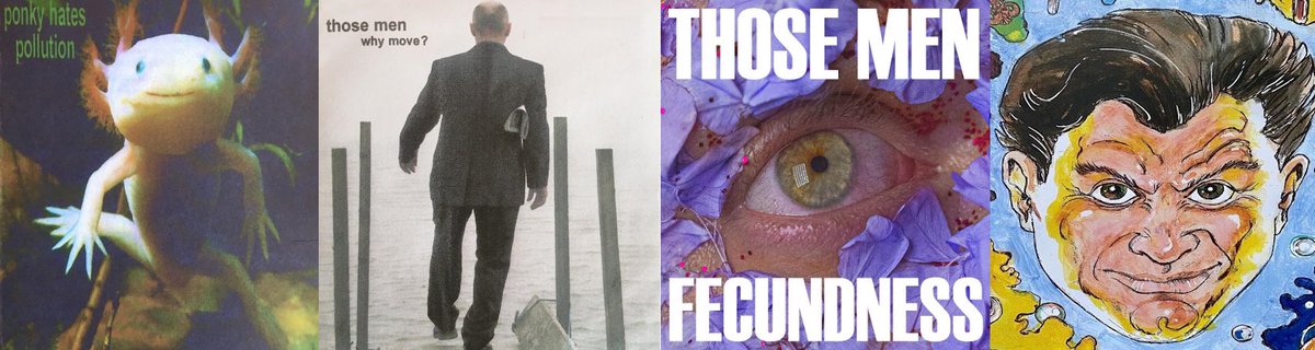 ThemanSimpulse's tweet image. Those Men are playing some songs from these four albums at Craftwerk,Southend on Sea, UK this coming Saturday, March 29 - 8pm onwards. Thanks to Ralph Platt for the &apos;Theman and The Fourth&apos; future cover detail . Ponky and Theman appear to be looking at the same thing!