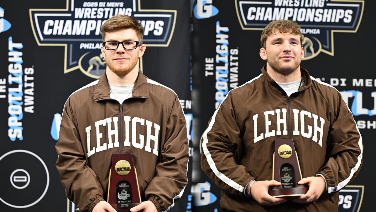 🇺🇸 𝐀𝐥𝐥-𝐀𝐦𝐞𝐫𝐢𝐜𝐚𝐧𝐬 🏆

Sheldon Seymour and Owen Trephan from @LehighWrestling 
on the podium in Philadelphia!

#GoLehigh