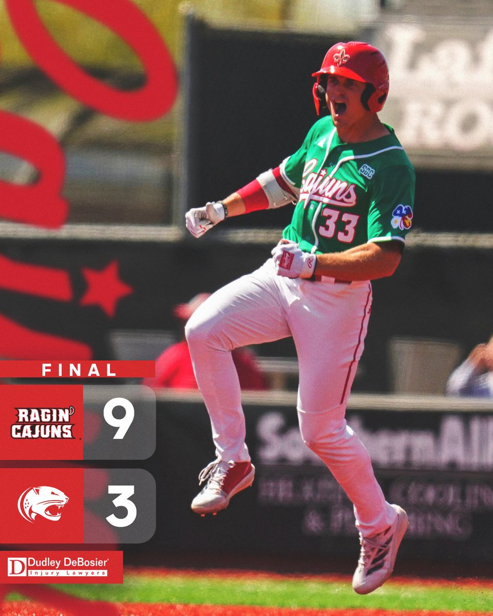 Louisiana Ragin’ Cajuns® Baseball (@ragincajunsbsb) on Twitter photo 2022 ✅
2023 ✅
2024 ✅
2025 ✅
Make that 4️⃣ straight series wins over South Alabama
#GeauxCajuns | #WaterHoseBoys | <a href="/DudleyDeBosier/">Dudley DeBosier Injury Lawyers</a> 2022 ✅
2023 ✅
2024 ✅
2025 ✅
Make that 4️⃣ straight series wins over South Alabama
#GeauxCajuns | #WaterHoseBoys | <a href="/DudleyDeBosier/">Dudley DeBosier Injury Lawyers</a>