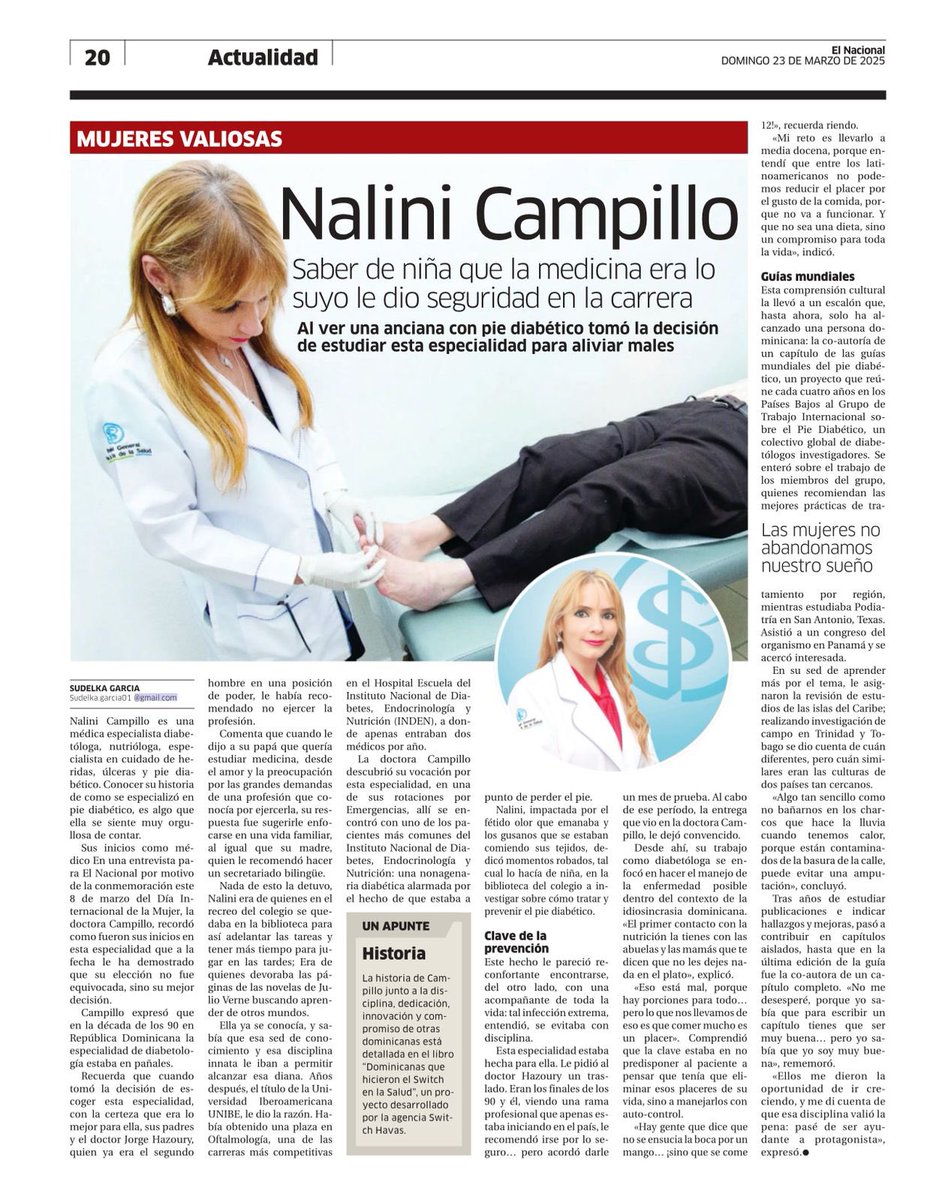 La pasión de hacer lo que te gusta. 👩🏽‍⚕️⚕️
.
.
.

elnacional.com.do/nalini-campill…