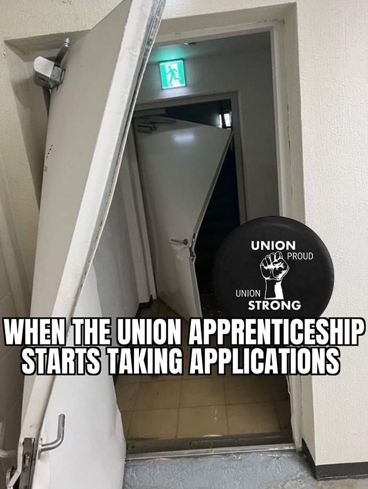 STLConstruction's tweet photo. A registered #Union apprenticeship is an opportunity to earn while you learn, graduate debt free, and save for retirement while enjoying great benefits and good wages! #UnionJobs #GoUnion #Apprenticeship https://t.co/gBDVGCrKrq