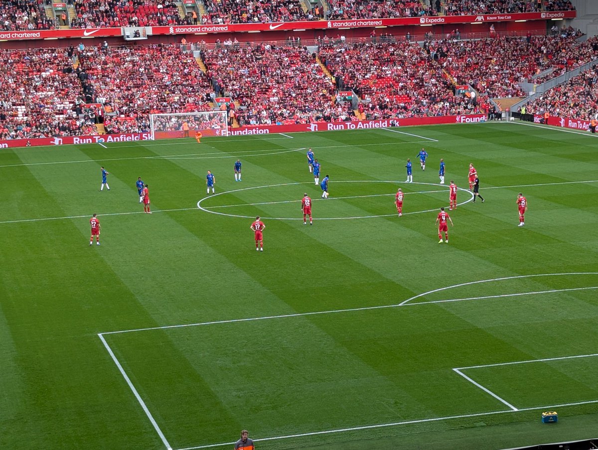 alundjones's tweet photo. Absolutely incredible day at Anfield yesterday watching the Liverpool Legends. What a first time experience at this iconic stadium. Peter Crouch was on fire with both goals, and the robot dance was the icing on the cake! 🤖 #LiverpoolLegends #LFC #Anfield #YNWA #PeterCrouch https://t.co/2BGASuq60A