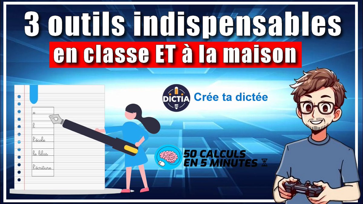 ReviseJeux's tweet photo. La dernière avant de partir explorer le Japon féodal la semaine prochaine ! Parce que JEUX Révise ce n'est pas que des jeux vidéo mais le monde numérique en général, voici 3 outils indispensables en classe et à la maison !  #teachapp #dictIA #calculmental 
RDV demain 🔥🔥 https://t.co/uAbNGLzQLp