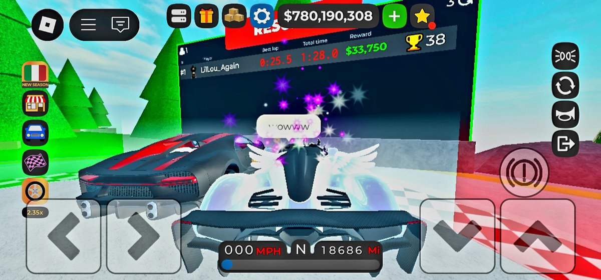 Luisa_IsabellaX's tweet image. 🏁 Tygo V Luisa 🏁 ~ W for Tygo 🎉 #FastestLap @Foxzie_RBLX @ThatRaghyn