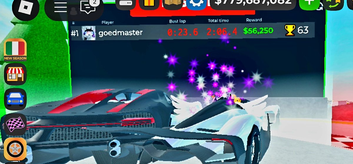 Luisa_IsabellaX's tweet image. 🏁 Tygo V Luisa 🏁 ~ W for Tygo 🎉 #FastestLap @Foxzie_RBLX @ThatRaghyn