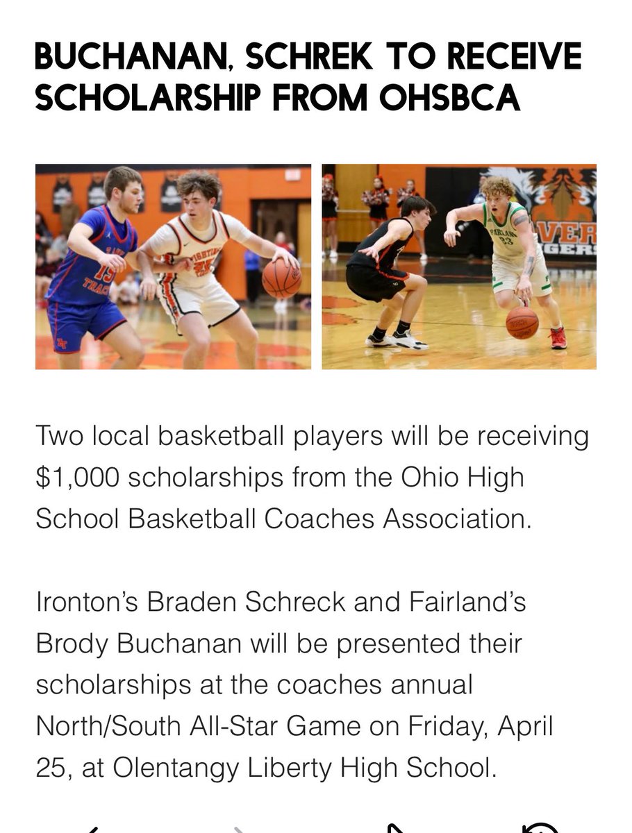 Congratulations Braden 🐅🏀
