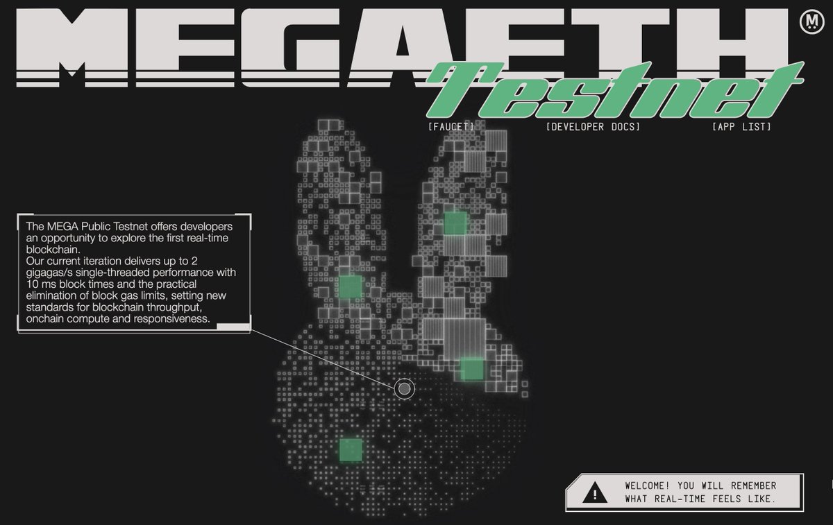 DeFi_hawk's tweet photo. I've been exploring the @megaeth testnet all weekend and the speed is just insane!

This is the fastest blockchain in the world and delivers a game-changing UX

Here's everything you need to know to start exploring the ecosystem👇🧵 https://t.co/V20yJI3aWO