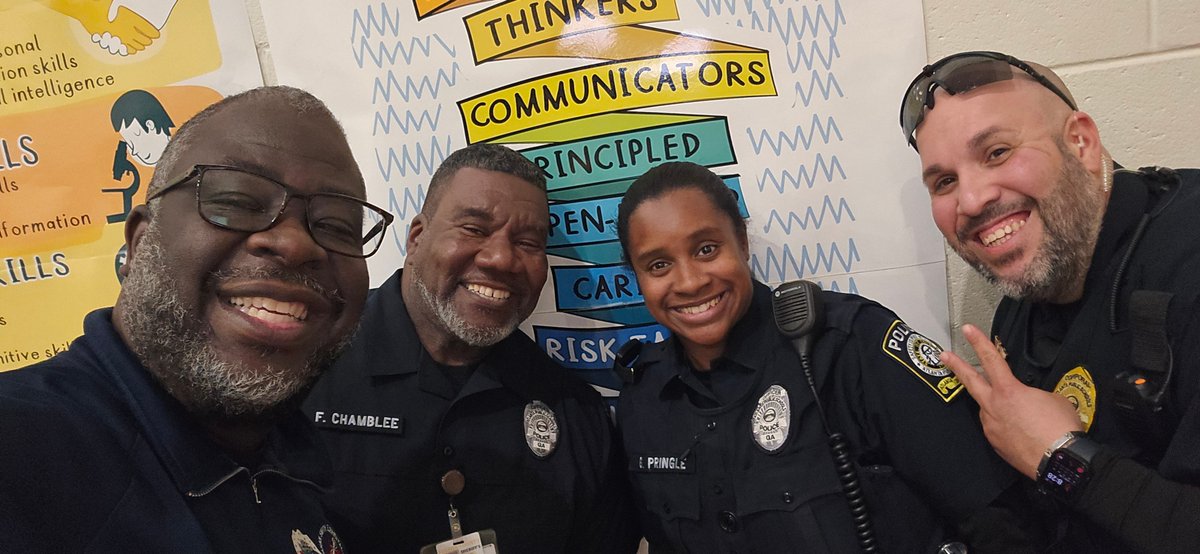 Thank you, <a href="/apsupdate/">ATL Public Schools</a> Police, for ALWAYS supporting our events and keeping us safe!