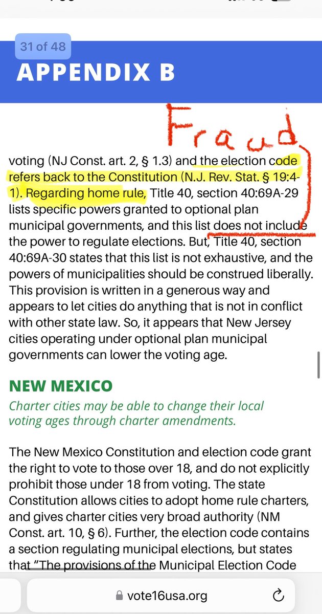 KathleenKleinb1's tweet image. This #ForeignNGO is using deception to rig U.S. elections by lowering the voting age to 16 with illegal ordinances in violation of NJ’s Home Rule Act and the State Constitution. 
#ForeignElectionInterference #Fraud @NJSenateGOP @NJAssemblyGOP @NJGOP @DawnFantasia_NJ