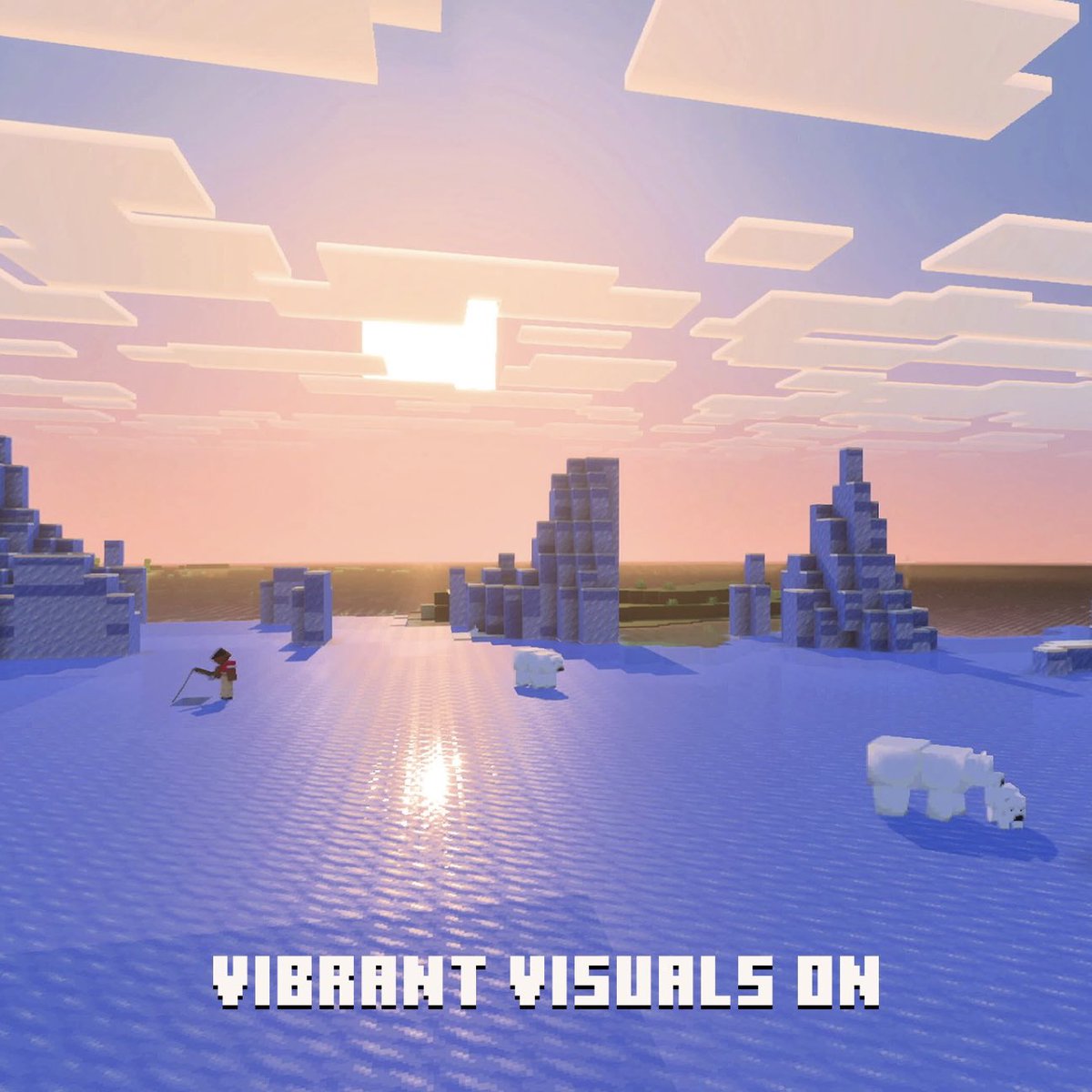 itiswattles's tweet image. i am still in shock that we are getting a vanilla minecraft graphics update and on both versions too