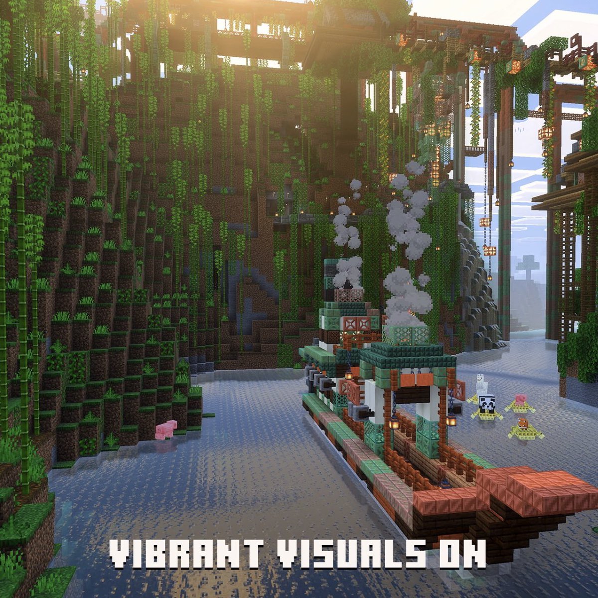 itiswattles's tweet image. i am still in shock that we are getting a vanilla minecraft graphics update and on both versions too