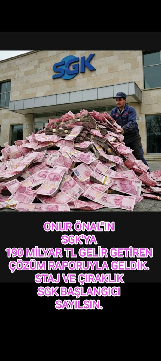 YusufYucedag1's tweet photo. Staj çırak alan el değil veren el çöz çırak staj mağduriyetini al parayı 
Devletin Eli Omuzumuzda
#StajÇıraklıkÇözümYolunda https://t.co/yM9UbU5Gq8