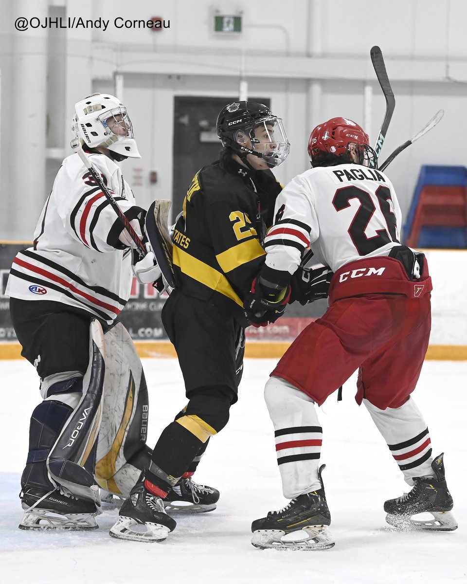 Regulation time runs out and <a href="/OJHLGoldenHawks/">Trenton Golden Hawks</a> defeat <a href="/SpiritJrA/">Stouffville Spirit</a>  6-4 taking a 2 game lead in the best of 7 series <a href="/OJHLOfficial/">OJHL</a> <a href="/ojhlimages/">OJHL Images DOP</a>