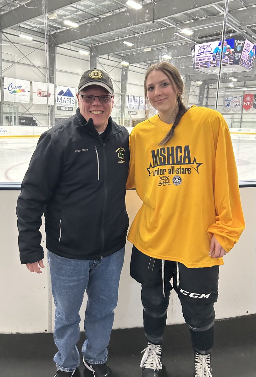 It was great watching Chloe Bryda represent Bishop Feehan Girls Hockey one more time playing in the MSHCA/HNIB Senior All-Star game! 🏒☘️ ⁦<a href="/FeehanAthletics/">Bishop Feehan Athletics</a>⁩