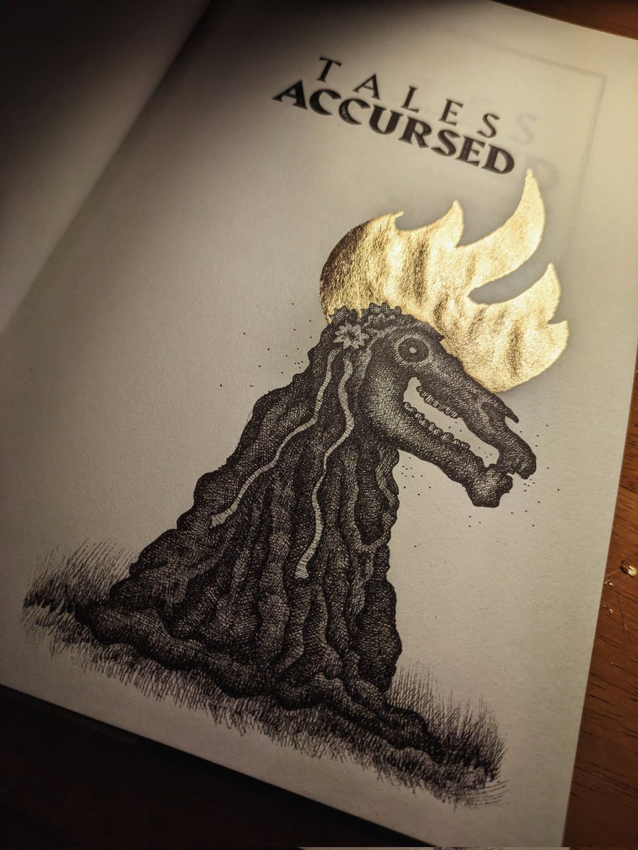 Last three Tales Accursed book defacements of the week. I've done a piping satyr alongside yer classic gilded goat and Mari, currently available..!