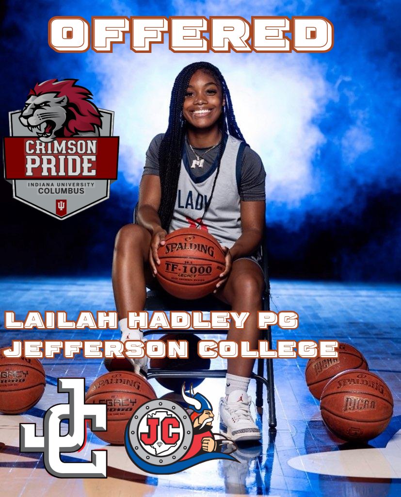 Lailah Hadley 1️⃣1️⃣ (@hadleylailah) on Twitter photo After a few great conversations with Coach Dunson, I'm blessed to receive an offer to continue my academic and athletic career at <a href="/IUCAthletics/">IU Columbus Athletics</a> After a few great conversations with Coach Dunson, I'm blessed to receive an offer to continue my academic and athletic career at <a href="/IUCAthletics/">IU Columbus Athletics</a>