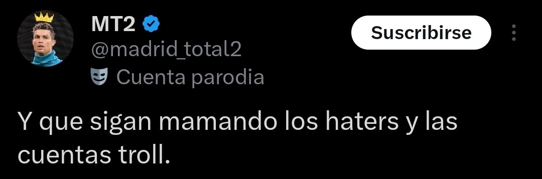 3rLui's tweet photo. @madrid_total2 La cuenta parodia: https://t.co/pbLseVGFAd