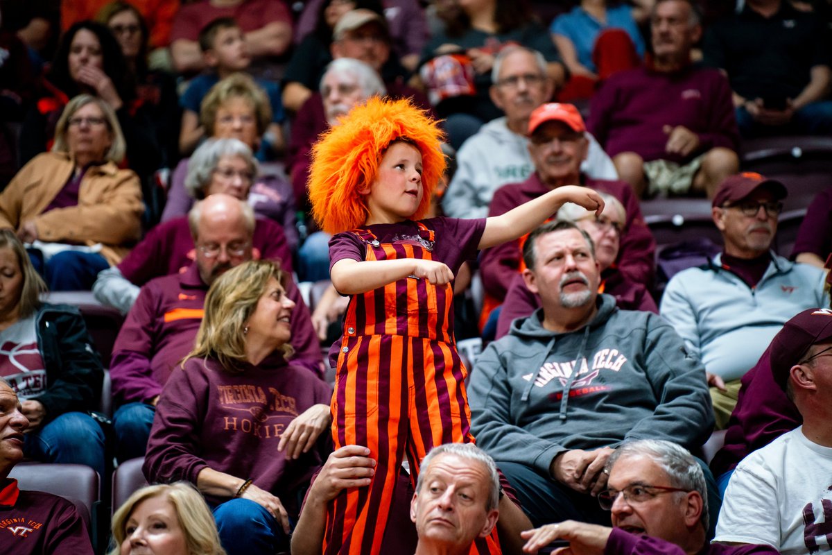 hokiesports's tweet image. Getting loud in the 🏰😎