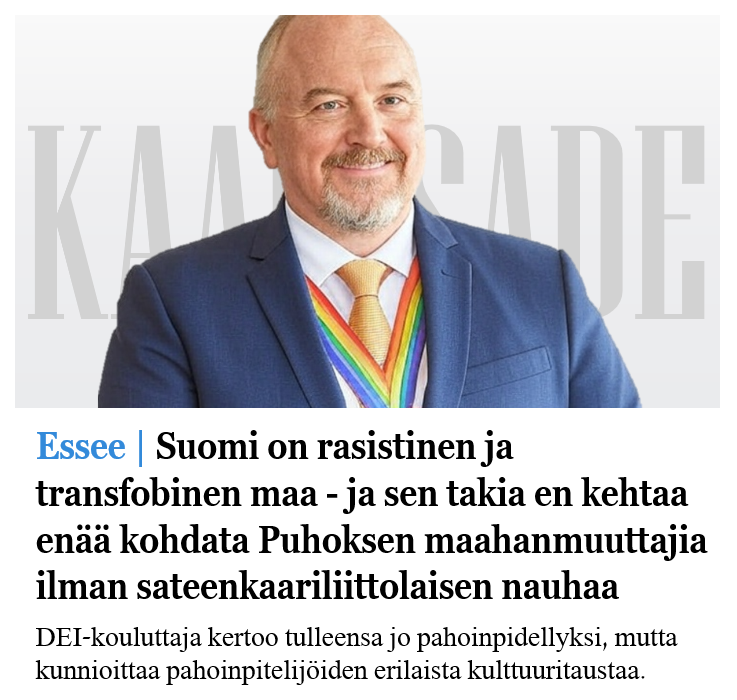 Olisivatpa kaikki ihmiset samanlaisia pyhimyksiä kuin Keijo 😊