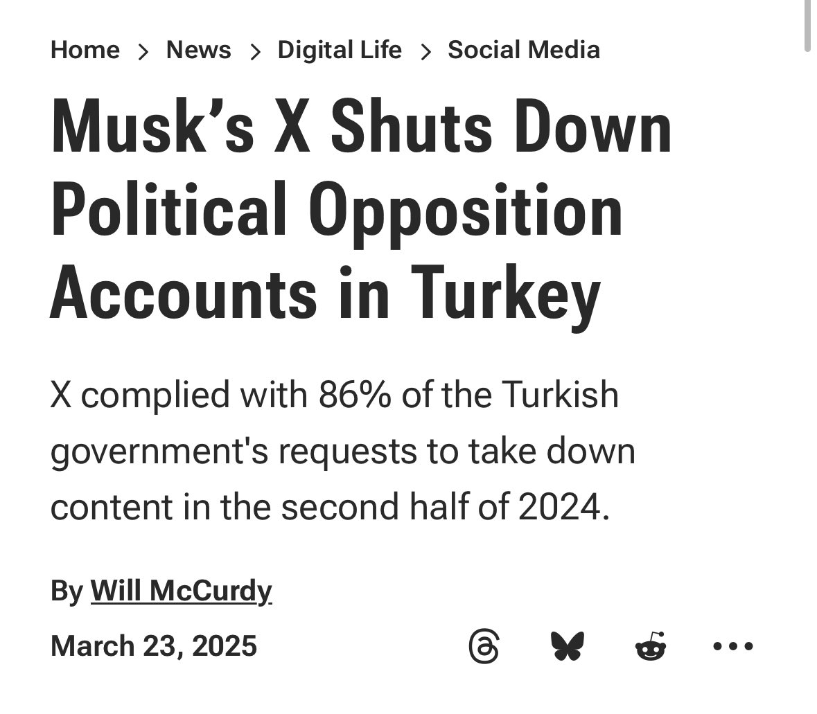 I thought it was a free speech platform