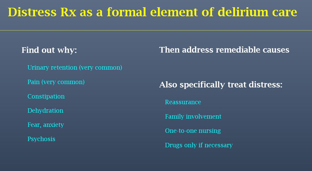 ⁉️ Is prescribing sedatives for agitation without investigating its causes 'cognitive malpractice'?

#delirium