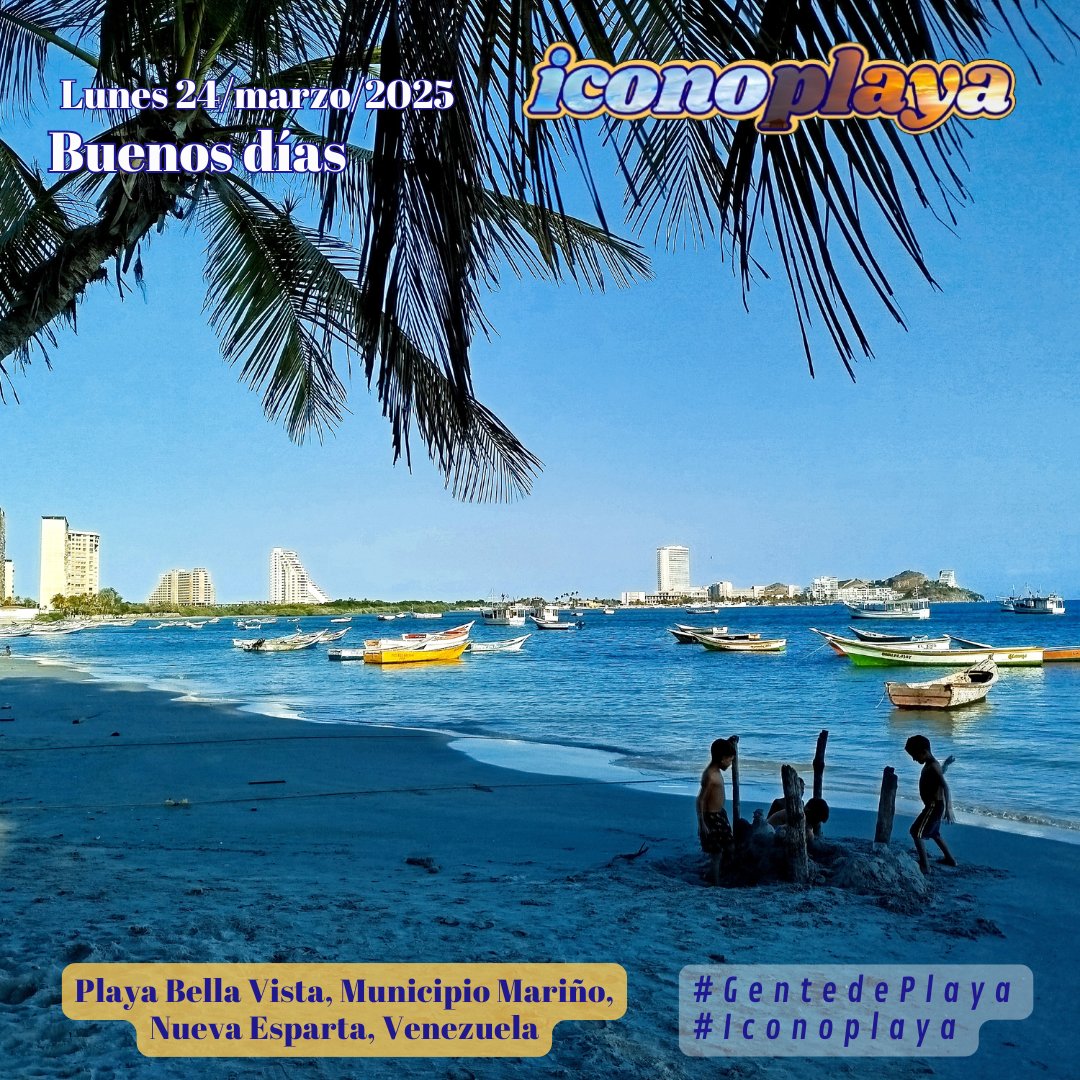 𝔹𝕦𝕖𝕟𝕠𝕤 𝕕í𝕒𝕤 𝕘𝕖𝕟𝕥𝕖 𝕕𝕖 𝕡𝕝𝕒𝕪𝕒
🌅☕ Lunes 24/03/2025
💙💯🏖️🏝️ #GenteDePlaya #Playa #Iconoplaya