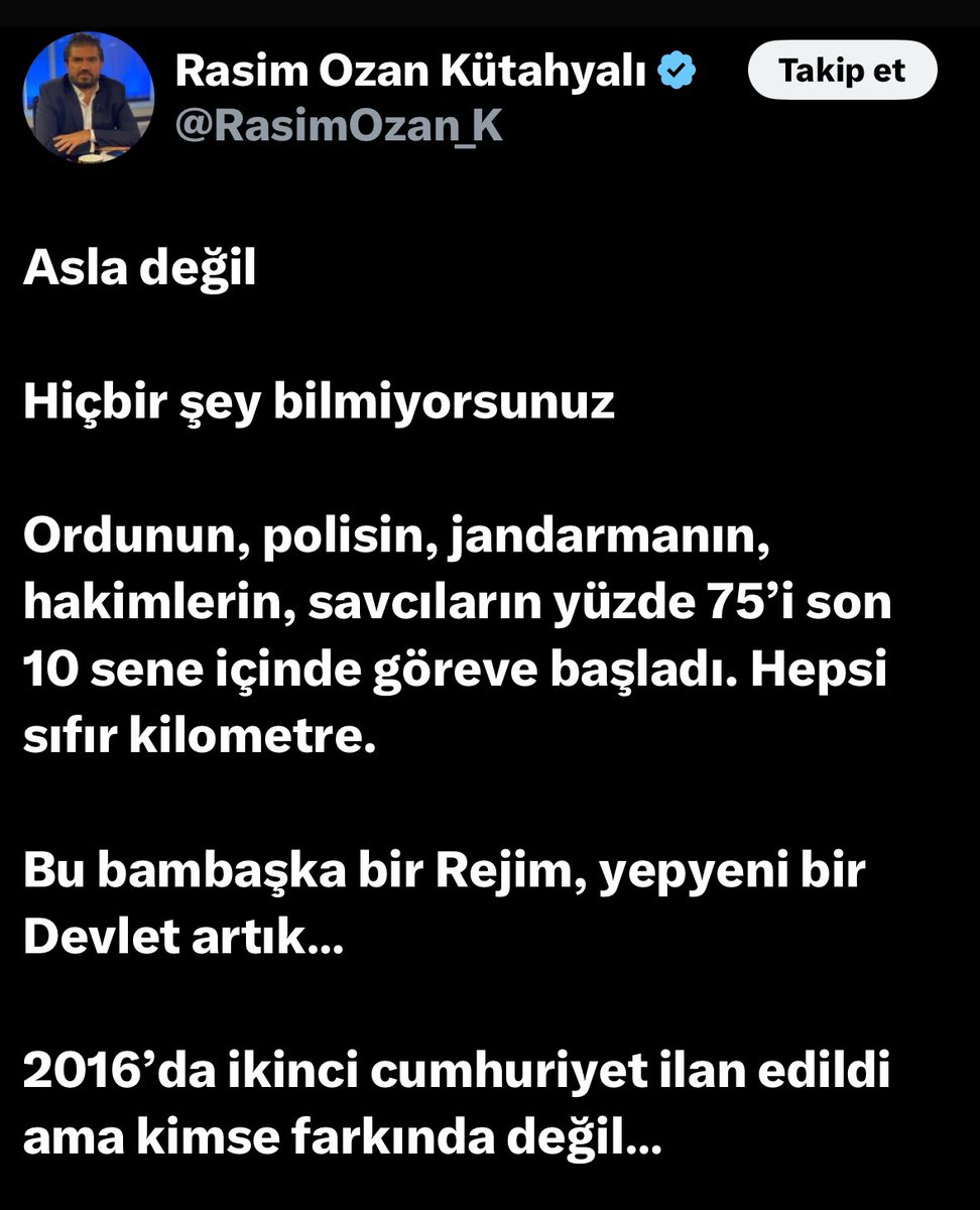 🩸Utanmadan biz Cumhuriyet’i bitirdik diyor!..

Uyanın yurtseverler‼️

Bu halk ‘bitti’ demeden,  hiçbir şeyin bitmeyeceğini bilsin bu müsveddeler‼️

#KURTULUSYOKTEKBASINA 
#Cumhuriyetilelebetpayidar