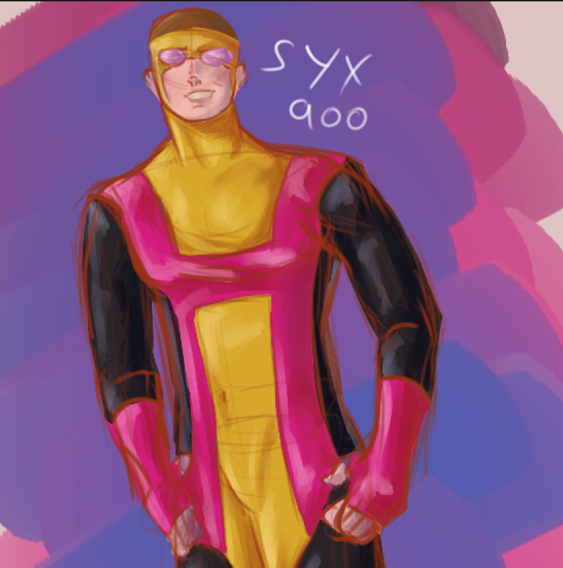 syx_900's tweet photo. this is my invincible war oc his name is average invincible and hes evil becuase he got no twitch subs and angstrom promises him a dimension where hes the number one twitch streamer and everyone loves him and we all chant "we luv u harry!!!" 

#averageharry #averageharryfanart https://t.co/jdgBuxyhmF
