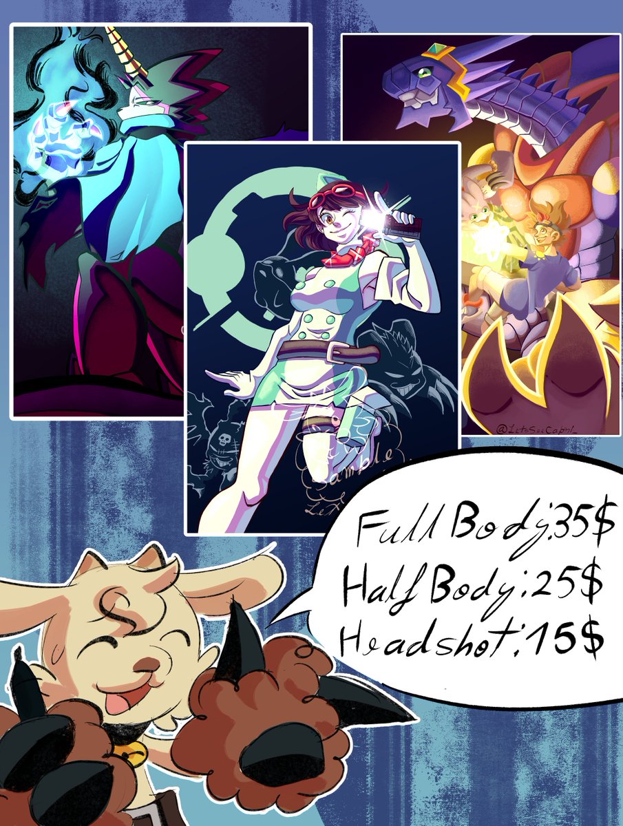 LetsSeeCapri_'s tweet image. OPEN COMMISSIONS ‼️
For more details write to me via DM, Ko-Fi or Discord
#opencommission #commisionsopen