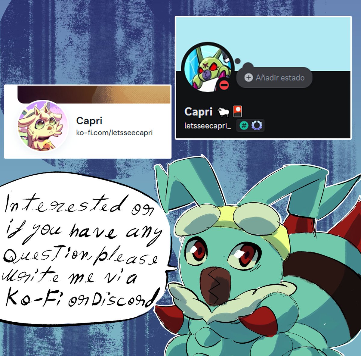 LetsSeeCapri_'s tweet image. OPEN COMMISSIONS ‼️
For more details write to me via DM, Ko-Fi or Discord
#opencommission #commisionsopen