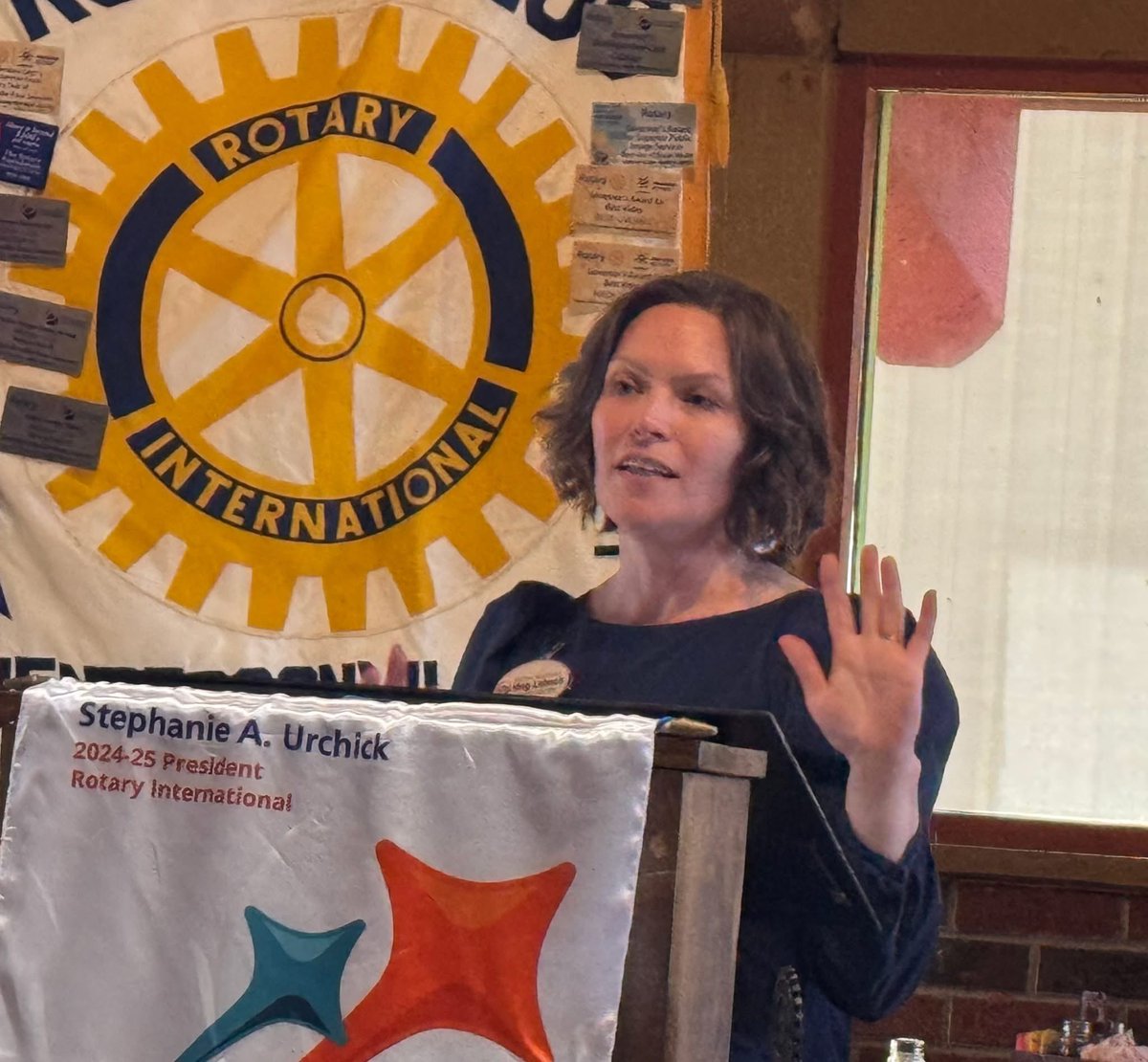 4SeasonsRotary's tweet image. We enjoyed hearing from fellow Rotarian and former @rotary Peace Fellow Meg Lebeck recently. She’s a valuable asset to our community helping make housing more affordable. #lovehendo #RotaryGeek #peopleofaction