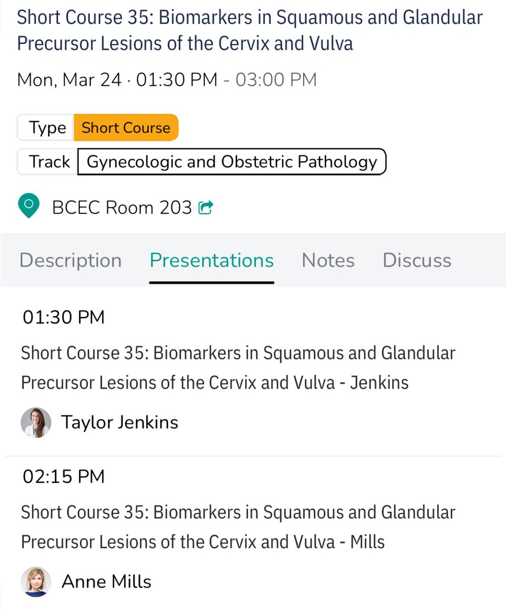 Looking for more Gyn biomarker learning?  Sign up for tomorrow’s Special Course… I’ll be kicking things off before great talks from <a href="/BrookeHowittMD/">Brooke E. Howitt</a>  <a href="/VinitaParkash/">Vinita Parkash</a> &amp; others, or  join <a href="/TaylorJenkins89/">Taylor M. Jenkins</a> and I for our cervical + vulvar precursor biomarker course!  #USCAP2025