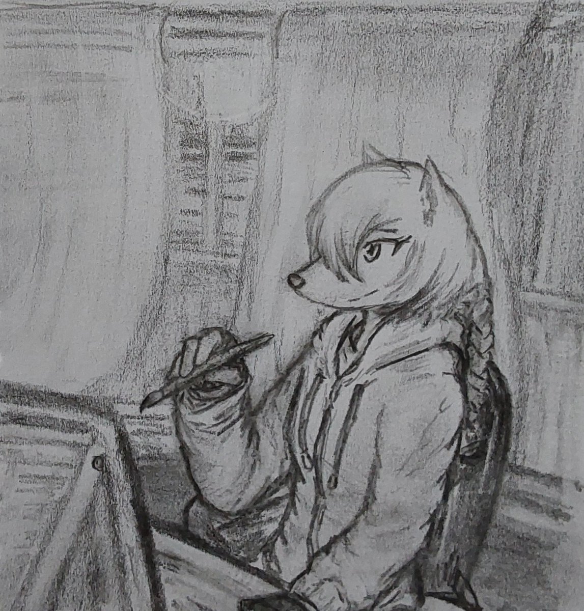 Moldis2's tweet photo. Been a while since I've drawn one of Sasha's sisters. So, here's one of Sarah
#furry #oc #ocart #originalcharacter #sketch #furryart https://t.co/9Ls84Ehu8y