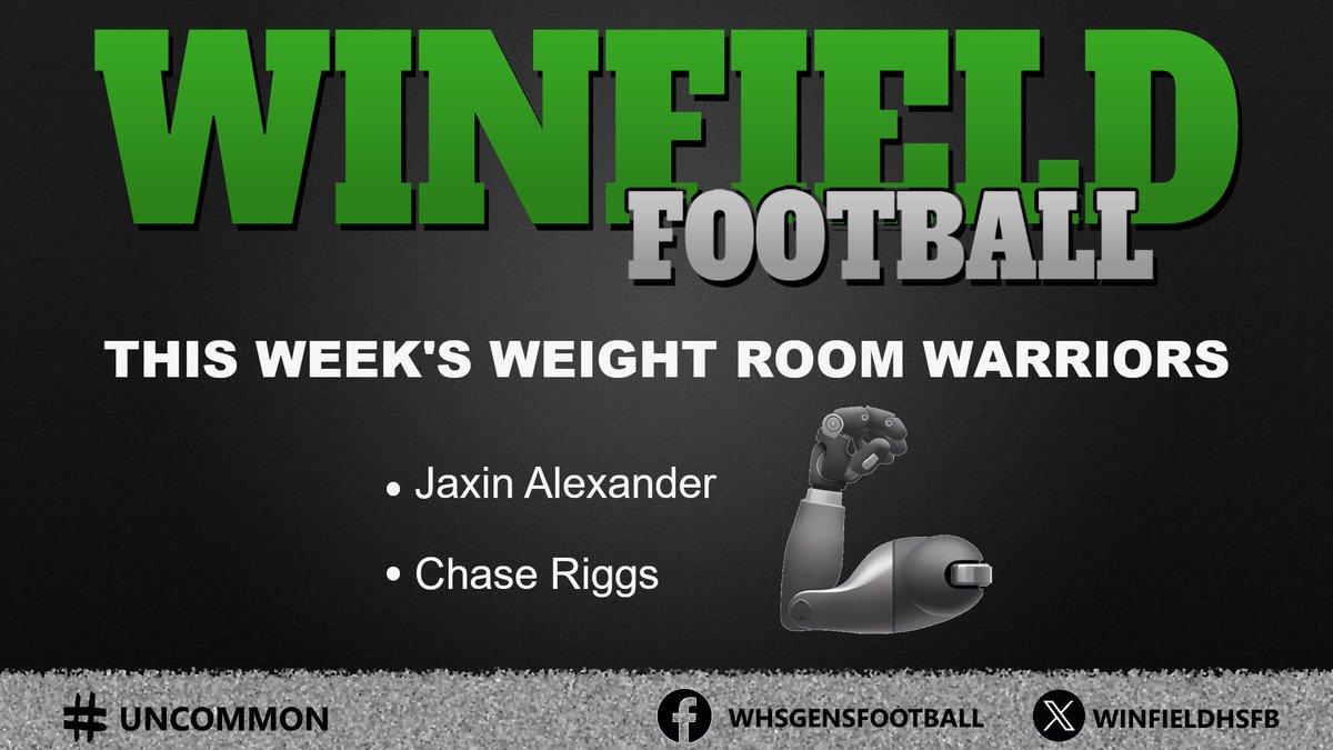 Winfield HS Football (@winfieldhsfb) on Twitter photo 