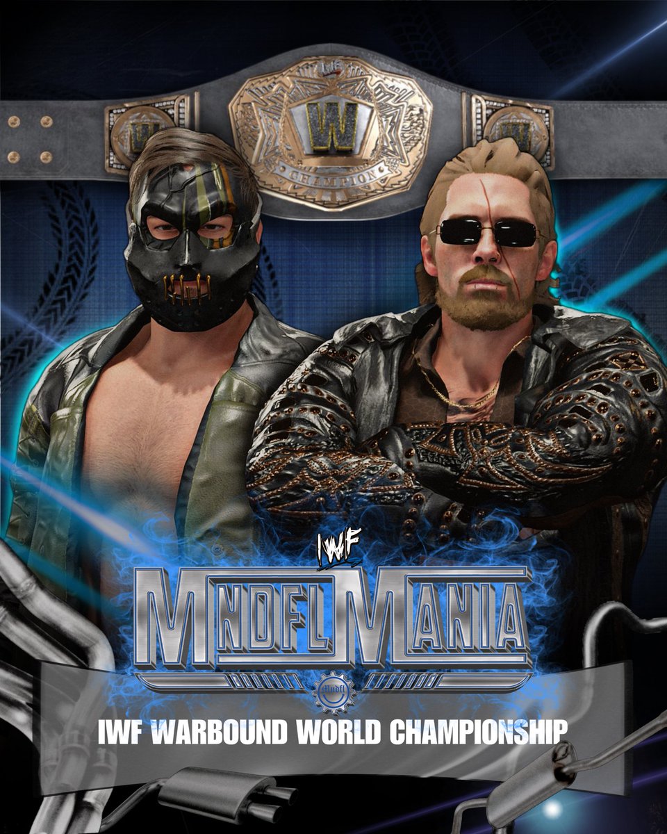 IWF on Twitch (@iwfuniverse) on Twitter photo Thank you #ThursdayNightWARBOUND for an unforgettable debut year; It’s only right you MAIN EVENT - <a href="/Waterrbuug/">Waterrbuug</a> vs. <a href="/BTheSaviorTIME/">B The Savior</a> for the IWF WARBOUND World Championship - TONIGHT at #MNDFLMania!
8PM EST
Streaming exclusively on twitch.tv/erictheinventor
🛞🔥 #MNDFLMania Thank you #ThursdayNightWARBOUND for an unforgettable debut year; It’s only right you MAIN EVENT - <a href="/Waterrbuug/">Waterrbuug</a> vs. <a href="/BTheSaviorTIME/">B The Savior</a> for the IWF WARBOUND World Championship - TONIGHT at #MNDFLMania!
8PM EST
Streaming exclusively on twitch.tv/erictheinventor
🛞🔥 #MNDFLMania