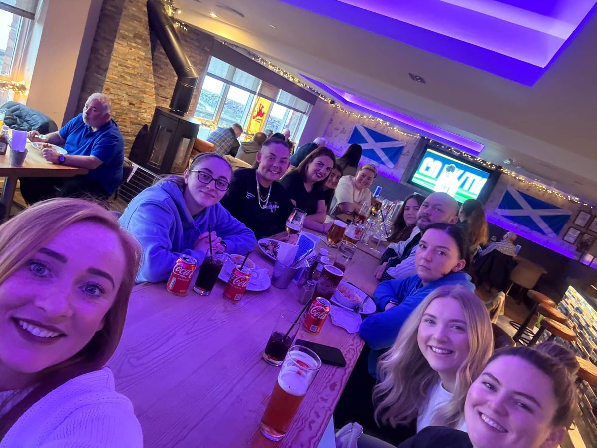 Unfortunately, there was no game for the team today, but it provided an opportunity for some downtime and bonding away from football. While Scotland’s result wasn’t ideal, it was still great for the team to come together and enjoy some time off.⚫️⚪️🔴
#monthewinton