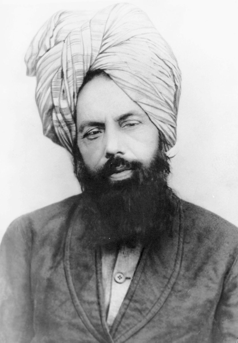 TheTrueIslamUK's tweet photo. ☪️ This is the blessed face of the Imam Mahdi, who was also the Messiah, awaited by all major religions. 

➡️ This 23rd March is the 136th anniversary of the first pledge of allegiance to him with the founding of the Ahmadiyya Muslim Jama'ah (Community). 

✨ Discover True Islam: https://t.co/UReEUrHiYK