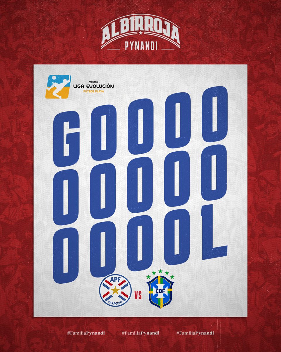 lospynandipy's tweet photo. ⏱️ 11'38" 3P

🗣 ¡GOOOL de Paraguay! Vidal Cáceres anota el octavo. 

🇵🇾 #Paraguay 8
🇧🇷 @BrBeachSoccer 2

🏆 Final - CONMEBOL Liga Evolución 2024 l Sub 20
💻 En vivo: https://t.co/GHzkayB0fC

#FamiliaPynandi 👣 https://t.co/zXFBTMu56f