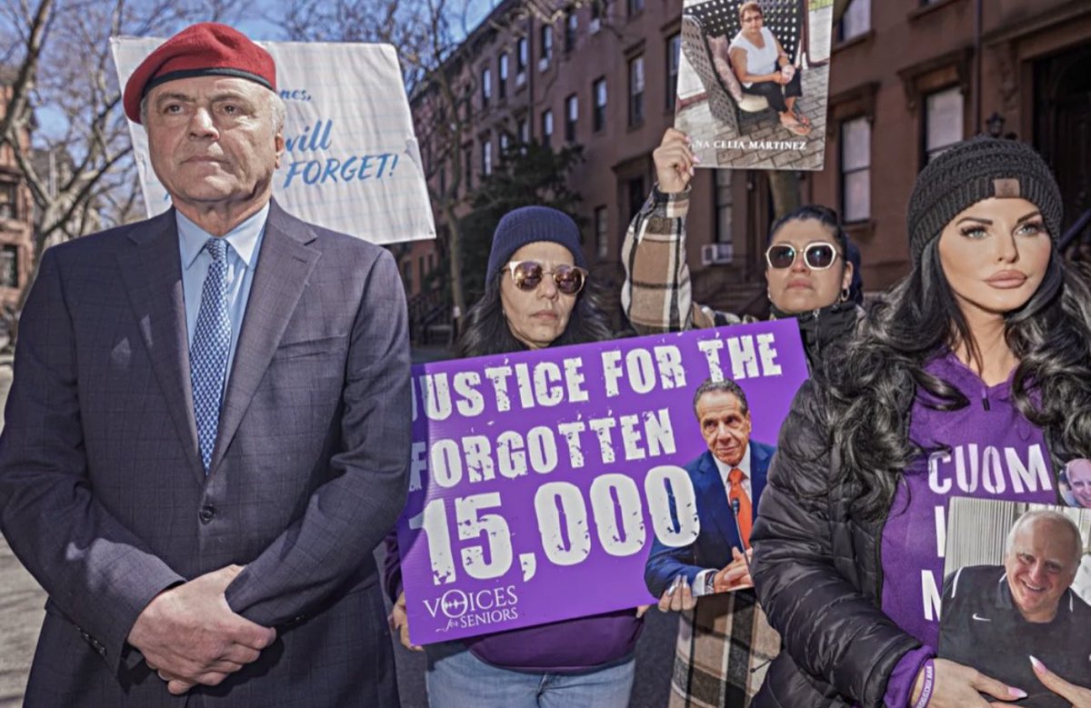 Voices4Seniors's tweet photo. We must be the voices for those who no longer have a voice.

New York deserves better than Andrew Cuomo.
#CuomosGottaGo
#CuoNo
#SayNoToCuomo https://t.co/I0qvBsYBLP