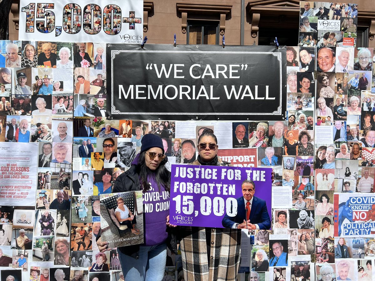 Voices4Seniors's tweet photo. We must be the voices for those who no longer have a voice.

New York deserves better than Andrew Cuomo.
#CuomosGottaGo
#CuoNo
#SayNoToCuomo https://t.co/I0qvBsYBLP