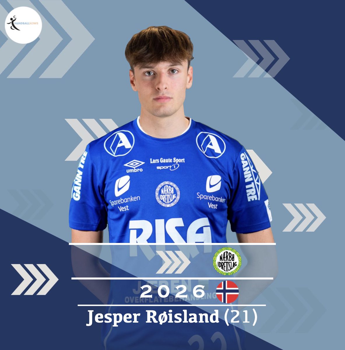 Jesper Røisland forlenget med Nærbø 🤝 Bakspilleren har signert en ny ettårskontrakt med Nærbø! ✍🏻

📸: Nærbø