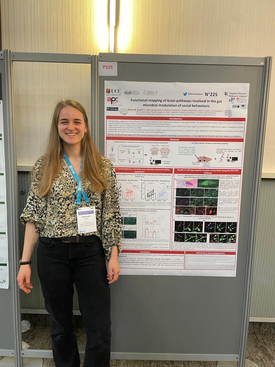 MelanieDepret's tweet photo. Glad to have the opportunity to attend and present my work at the #ECNP workshop 2025 in Nice. I am delighted and honored to receive the Excellence award! It was a real pleasure to listen to all the high-quality talks!
@lindaktna @jfcryan @Pharmabiotic @UCC @AnatNeuroUCC https://t.co/IsRd28qVl2