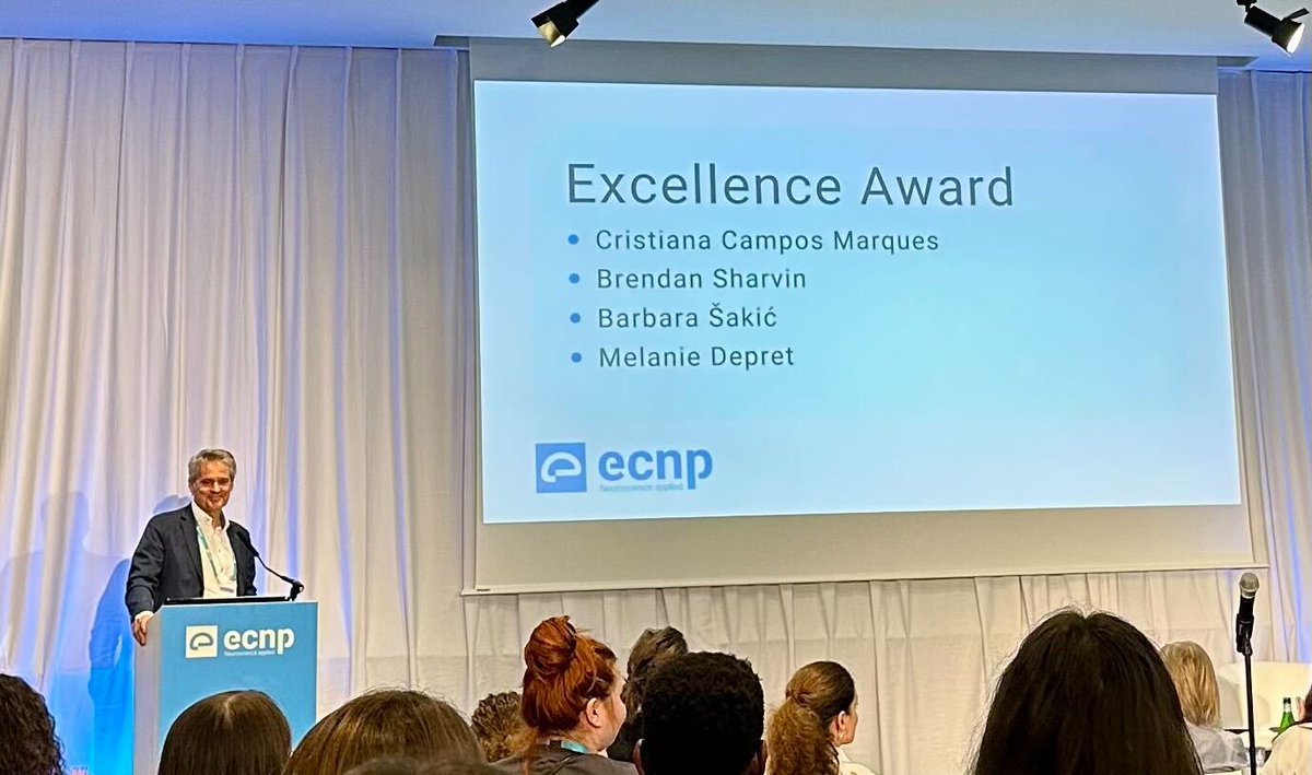 Melanie Depret (@melaniedepret) on Twitter photo Glad to have the opportunity to attend and present my work at the #ECNP workshop 2025 in Nice. I am delighted and honored to receive the Excellence award! It was a real pleasure to listen to all the high-quality talks!
<a href="/lindaktna/">Linda Katona</a> <a href="/jfcryan/">John F. Cryan</a> <a href="/Pharmabiotic/">APC Microbiome Ireland</a> <a href="/UCC/">UCC Ireland</a> <a href="/AnatNeuroUCC/">UCC Anat. & Neurosci</a> Glad to have the opportunity to attend and present my work at the #ECNP workshop 2025 in Nice. I am delighted and honored to receive the Excellence award! It was a real pleasure to listen to all the high-quality talks!
<a href="/lindaktna/">Linda Katona</a> <a href="/jfcryan/">John F. Cryan</a> <a href="/Pharmabiotic/">APC Microbiome Ireland</a> <a href="/UCC/">UCC Ireland</a> <a href="/AnatNeuroUCC/">UCC Anat. & Neurosci</a>