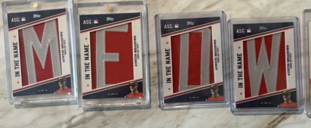 304CardsWV's tweet image. ISO:
2019 All-Star Game 1/1 name plate cards for Austin Meadows
Needing:
A D S
#TheHobbyFamily #THFPro